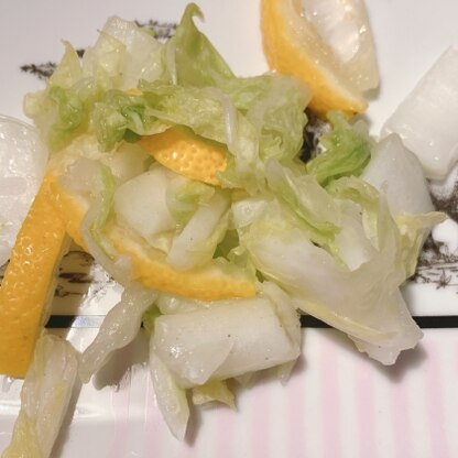 白菜と柚子をもらったので作りました。少し塩を入れ過ぎてしまいましたが、美味しかったです。すぐ食べられるのも良いですね。